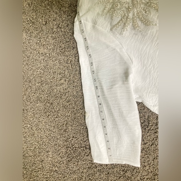 Kindred Hand-Embroidered Sequin & Faux Pearl Blouse - Picture 4 of 8